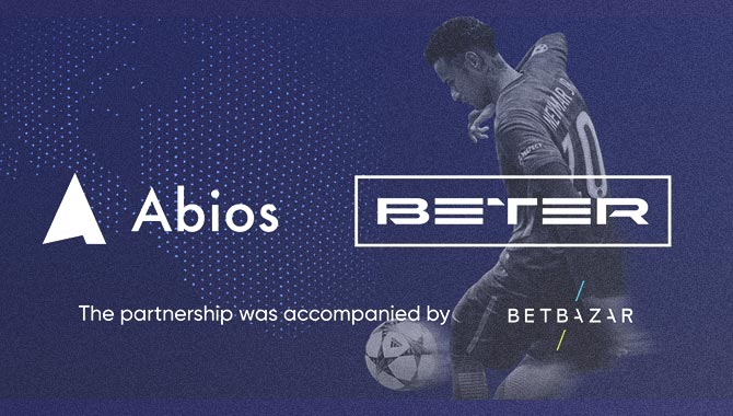 Abios and Beter enter into data partnership  facilitated by Betbazar